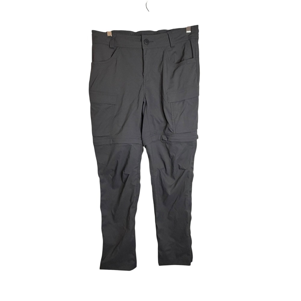 REI Co-op Women's Pants 6 Petite Sahara Convertible Zip Off Hiking Cargo Gray